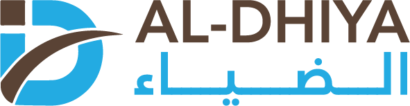 ALDhiya for import and export company logo شعار شركة الضياء للاستيراد والتصدير